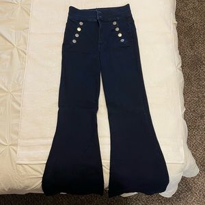 High-Waisted Flare Jeans from Express. Size 4(stretch)